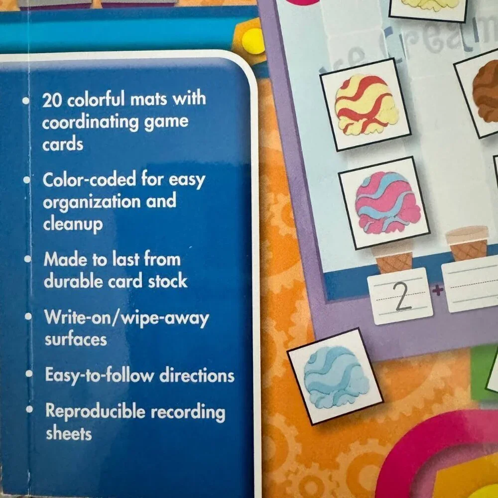 NWOT!  Carson Dellosa Math Education Dry Erase Books - SET OF 5 - Grade 1-5